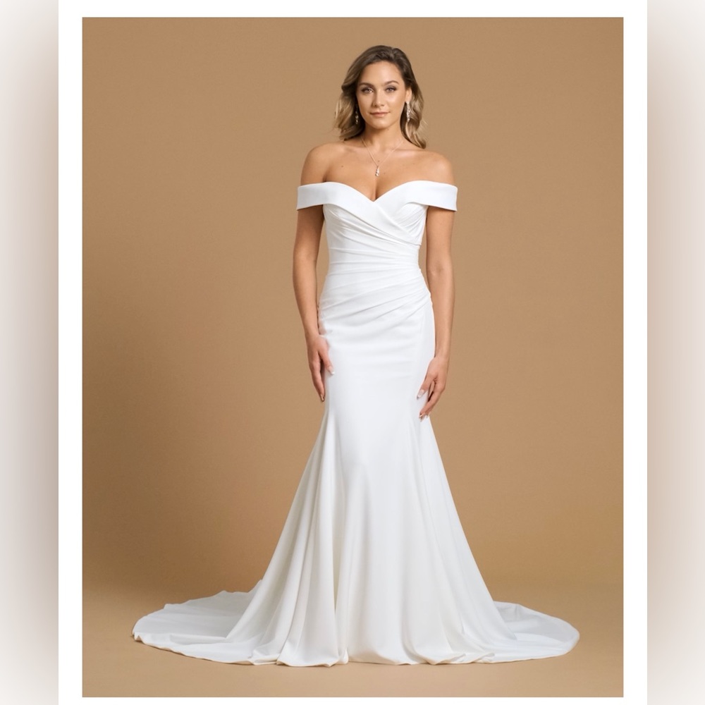 NWT Sophia Tolli Emma Wedding dress Size 12 - Picture 2 of 7